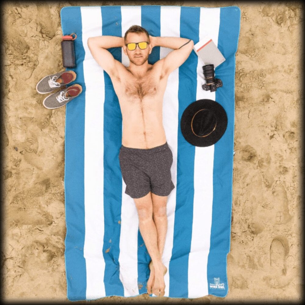 Wise Owl Outfitters 48"x84" Oversized Quick-Dry Beach/Yoga/Travel Towel